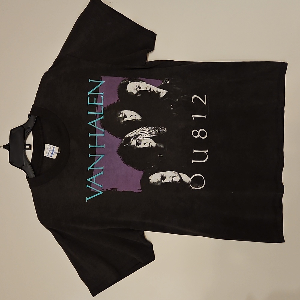 Van Halen OU812 concert tee shirt XL Short Sleeve Van Hagar EDDIE!🤘